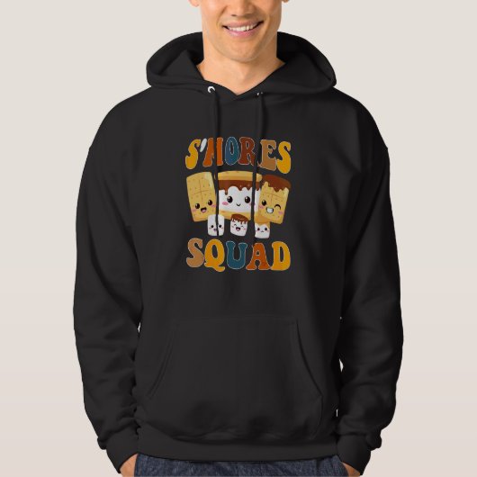 S'mores Marshmallows Smores Squad Kamperen Kampee Hoodie (Voorkant)
