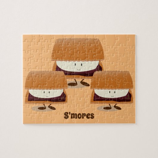 S'mores met woord | Jigzaag Puzzle Legpuzzel (Horizontaal)
