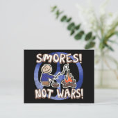 S'mores Not Wars Briefkaart (Staand voorkant)