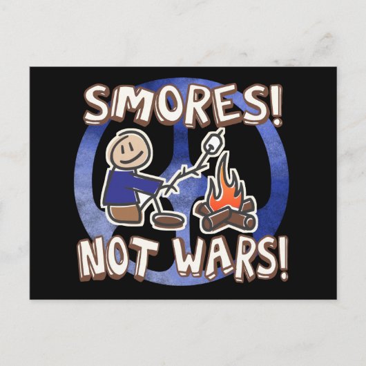 S'mores Not Wars Briefkaart (Voorkant)