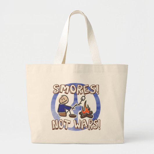 S'mores Not Wars Grote Tote Bag (Voorkant)
