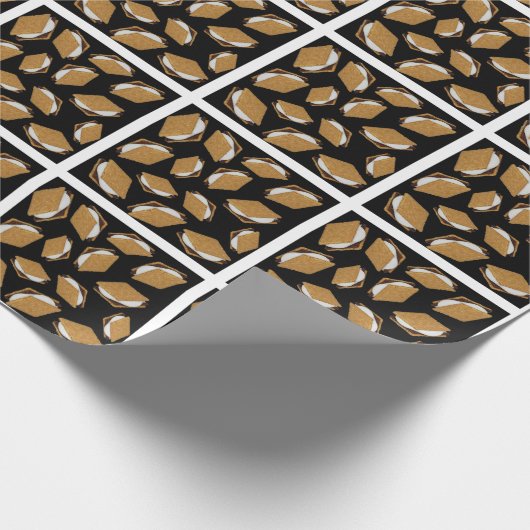 Smores patroon cadeaupapier (Hoek)