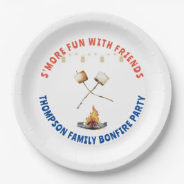S'mores Pret Fun Vrienden-dankdag Papieren Bordje