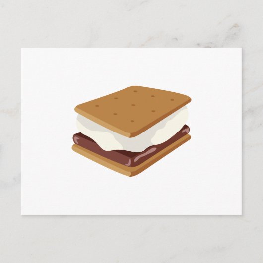 Smores Sandwich Briefkaart (Voorkant)