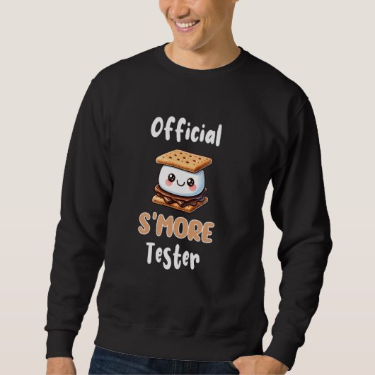 S'mores Shirt Funny Smores Tester Camping S'more (Voorkant)