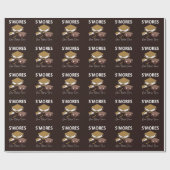 Smores S'mores Dessert Nog Een Keer Smore Cadeaupapier (Vlak)