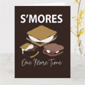 Smores S'mores Dessert Nog Een Keer Smore Kaart (Gele Bloem)