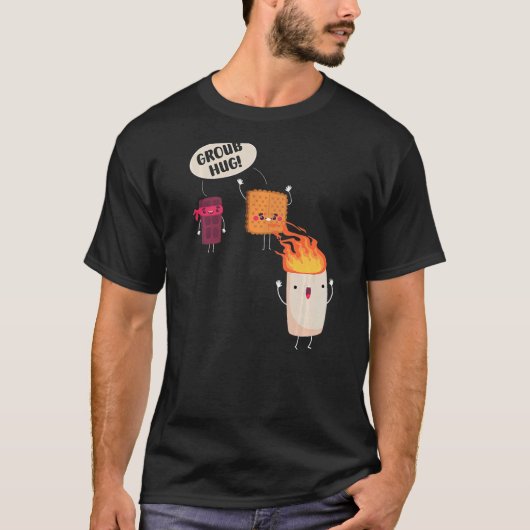 Smores S'mores Marshmallow Camping Roasting Bonfir T-shirt (Voorkant)