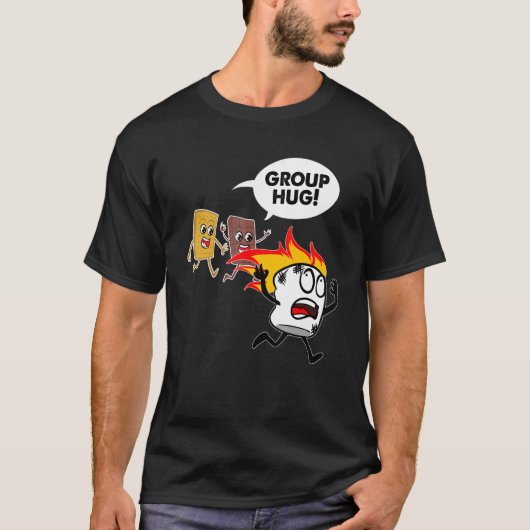 Smores S'mores Marshmallow Camping Roasting Bonfir T-shirt (Voorkant)