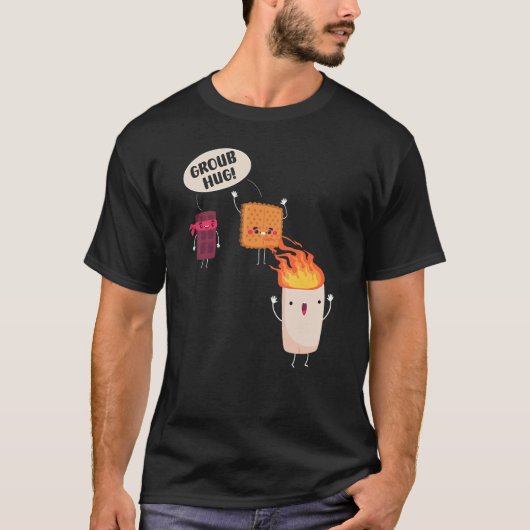 Smores S'mores Marshmallow Camping Roasting Bonfir T-shirt (Voorkant)