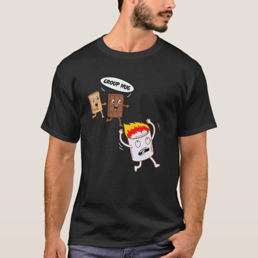 Smores S'mores Marshmallow Camping Roasting Bonfir T-shirt (Voorkant)