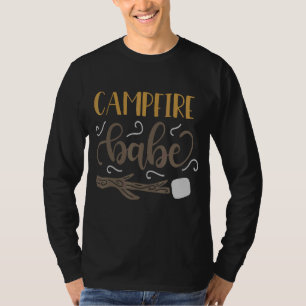 Smores S'mores Marshmallow Camping Roasting Campi T-shirt