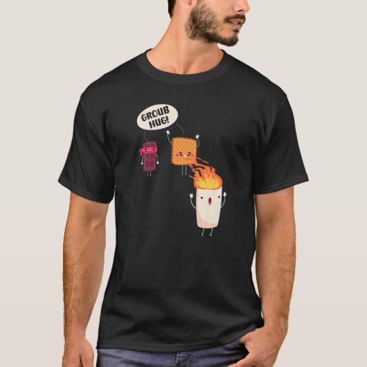Smores S'mores Marshmallow Camping Roosteren Vuur T-shirt (Voorkant)
