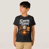 S'mores squad grappige marshmallow kampvuur  t-shirt (Voorkant volledig)