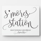 S'mores Station Favor Party Signage Fotoplaat (Voorkant)