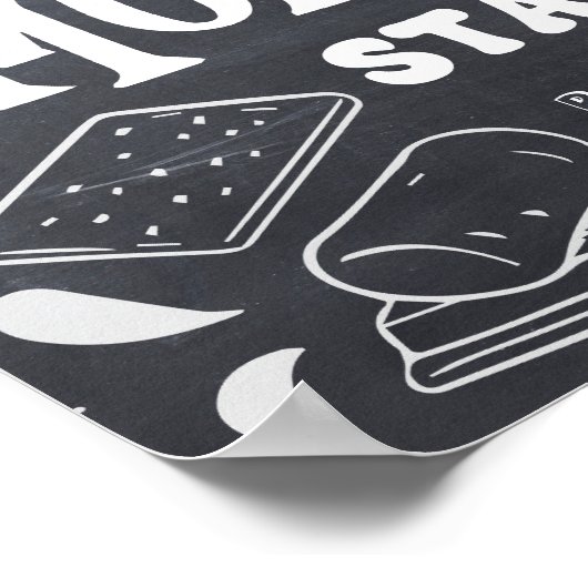 S'mores Stationsbord Poster (Hoek)