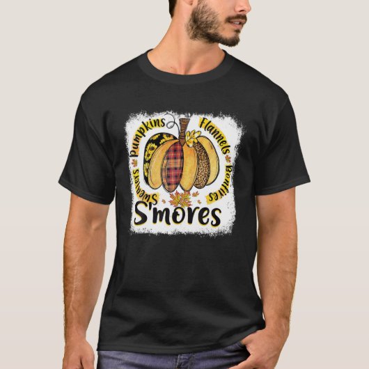 S'mores Sweaters Pumpkins Flannels Bonfire Autumn (Voorkant)