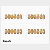 Smores Treats Rechthoekige Sticker (Vel)