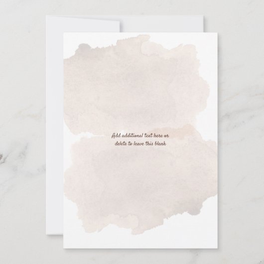 S'mores verjaardagsfeestje kaart (Achterkant)