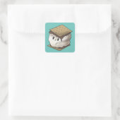 S'mores Vierkante Sticker (Tas)