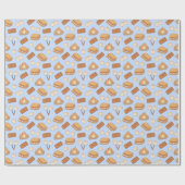 S'mores Vintage Camping Marshmallow Kampvuur Kampe Cadeaupapier (Vlak)