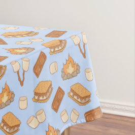S'mores Vintage Camping Marshmallow Kampvuur Kampe Tafelkleed