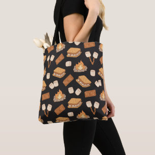S'mores Vintage Camping Marshmallow Kampvuur Kampe Tote Bag
