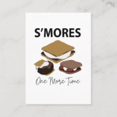 Smores'mores Dessert Nog een keer Smore Visitekaartje (Voorkant)