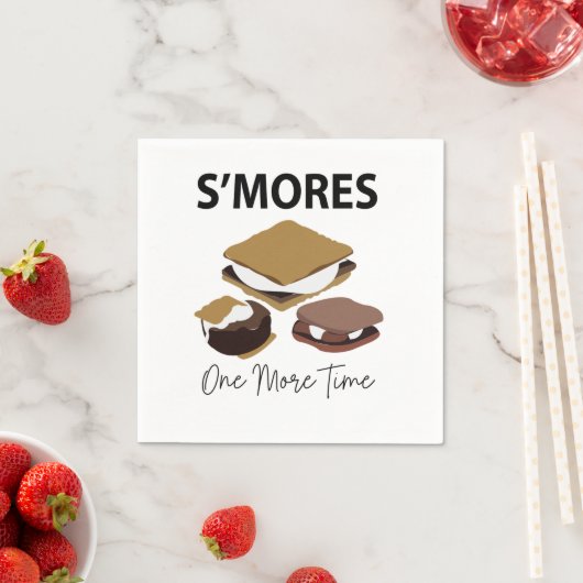 Smores's mores Dessert Nog een keer Smore Party Servet (Insitu)