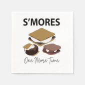 Smores's mores Dessert Nog een keer Smore Party Servet (Voorkant)