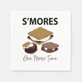 Smores's mores Dessert Nog een keer Smore Party Servet