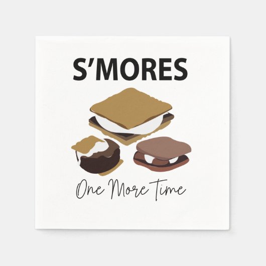 Smores's mores Dessert Nog een keer Smore Party Servet (Voorkant)