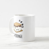 Smoring Grappige Smore Puns Koffiemok (Voorkant links)