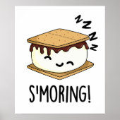 Smoring Grappige Smore Puns Poster (Voorkant)