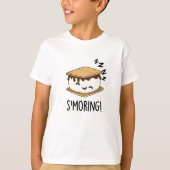 Smoring Grappige Smore Puns T-shirt (Voorkant)