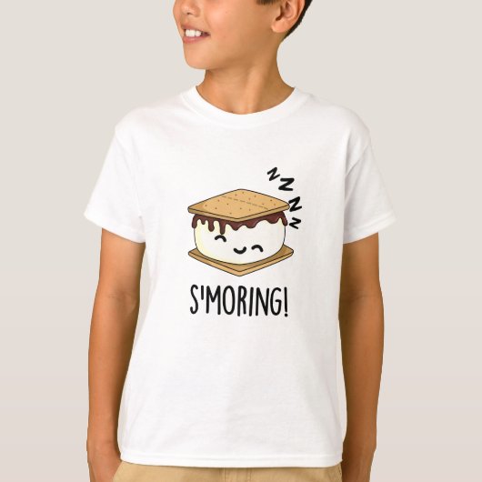 Smoring Grappige Smore Puns T-shirt (Voorkant)