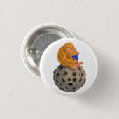 SMP LLC Bigfoot logo knop Ronde Button 3,2 Cm (Voorkant /achterkant)