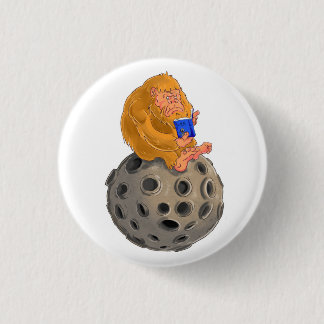 SMP LLC Bigfoot logo knop Ronde Button 3,2 Cm