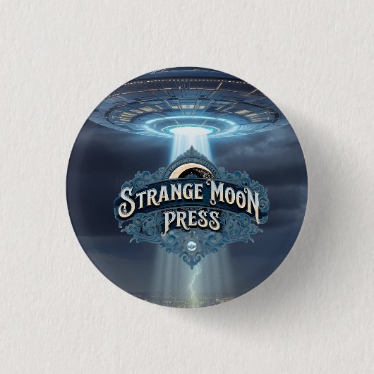 SMP LLC knop - UFO logo Ronde Button 3,2 Cm (Voorkant)