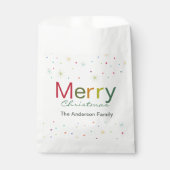 Sms-familie met fijne kerst bedankzakje (Voorkant)