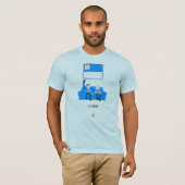 Sms ik te veel? t-shirt (Voorkant volledig)