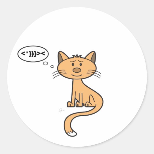 Sms-Kat - Sticker (Voorkant)