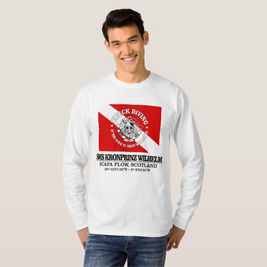 SMS Kronprinz Wilhelm (beste wrakken) T-shirt (Voorkant volledig)