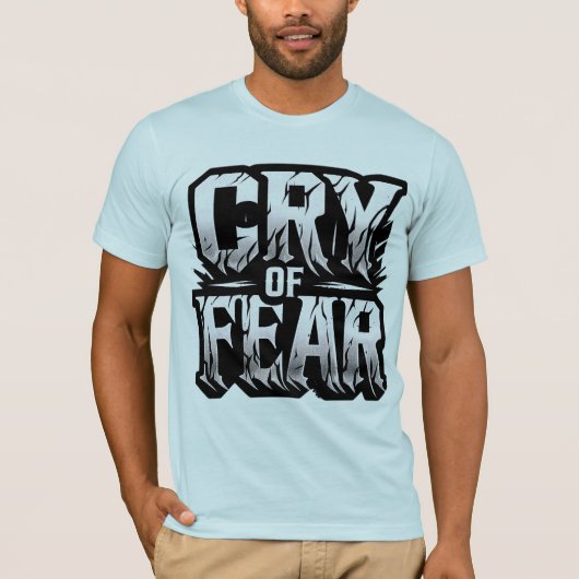sms met de kreet van de angst t-shirt (Voorkant)