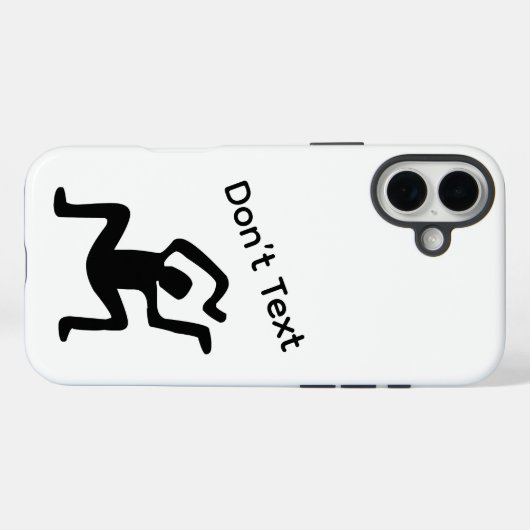 Sms Niet Case-Mate iPhone Case (Achterkant (horizontaal))