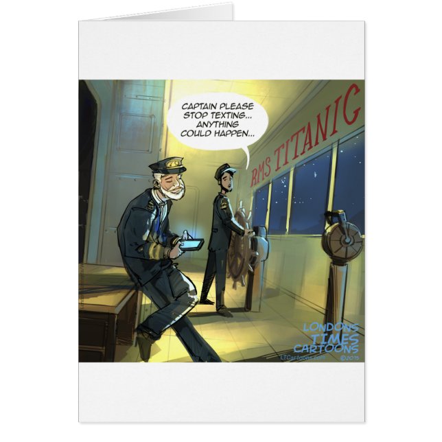 Sms niet en Titanic Grappig (Voorkant)
