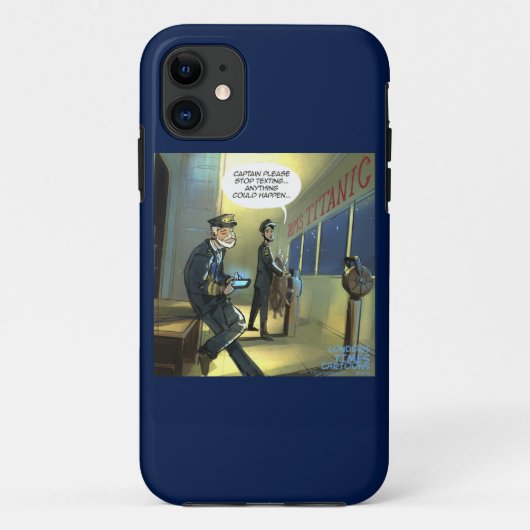 Sms niet en Titanic Grappige smartphones Case-Mate iPhone Case (Achterkant)