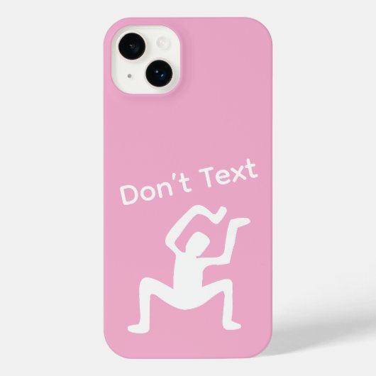 Sms niet iPhone hoesje (Achterkant)
