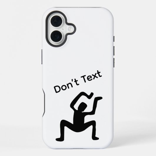 Sms Niet iPhone Hoesje (Achterkant)