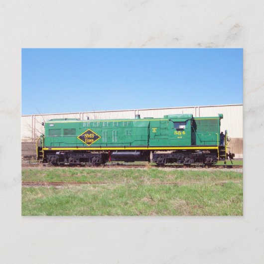 SMS Railroad Lines Baldwin AS616 # 554 Briefkaart (Voorkant)